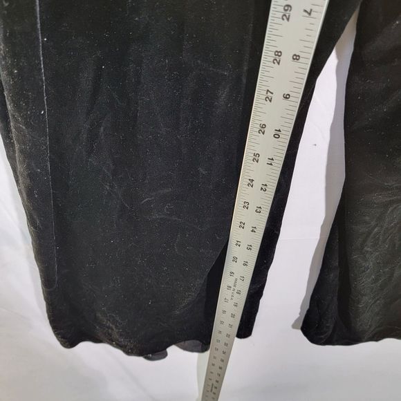 French Connection High Waist Wide Leg Velour Pull Crop Lounge Pants M US8 UK12 - Picture 7 of 9